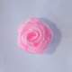 Haarbloem fel roze 1,5 cm.