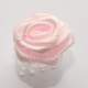 Haarbloem roze 2 cm. (3st.)