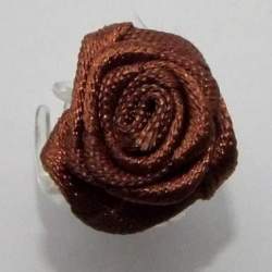 Haarbloem donkerbruin 1,5 cm (5st.)