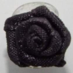 Haarbloem donker grijs 1,5 cm.