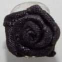 Haarbloem donker grijs 1,5 cm.