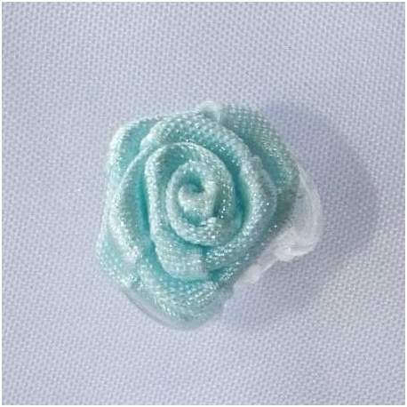 Haarbloem licht aqua 1,5 cm (5st.)