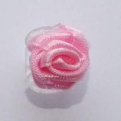 Haarbloem roze 1,5 cm.