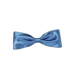 Junior - heren vlinderstrik midden blauw