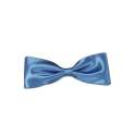 Junior - heren vlinderstrik midden blauw