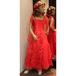 Feestjurk Viola rood