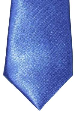 Babystropdas blauw satijn