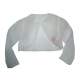 Witte organza bolero