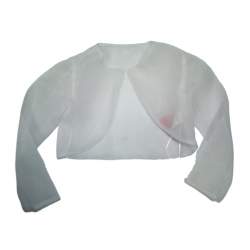 Witte organza bolero