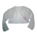 Witte organza bolero