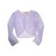 lila organza bolero