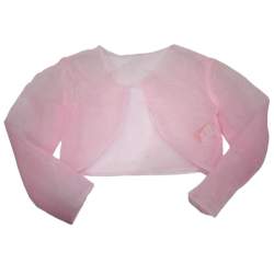 Roze organza bolero