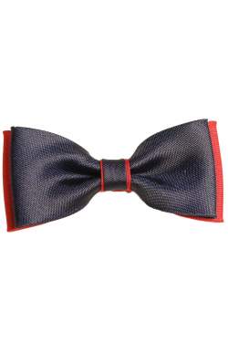 Babystrik donkerblauw met rode onderstrik