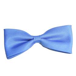 Effen midden blauwe junior - heren strik