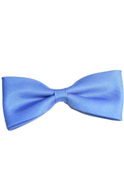 Effen midden blauwe junior - heren strik