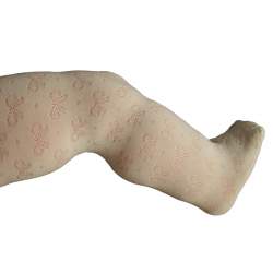 Witte babypanty met strikjes