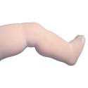Gladde witte babypanty