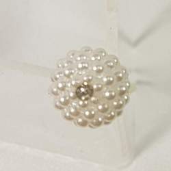 Haarsteker met parels en strass 4 stuks