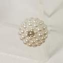 Haarsteker met parels en strass 4 stuks