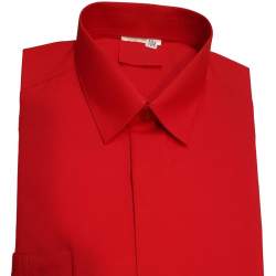 Jongens overhemd rood