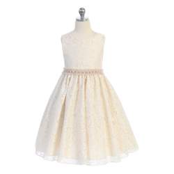 Jurk Elza champagne