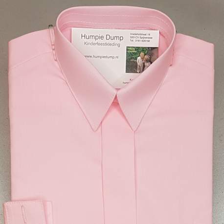 Jongens overhemd fel roze