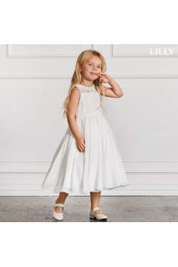 Bohemian kanten jurk met chiffon
