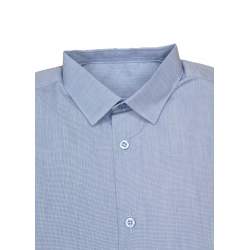 Overhemd blauw gemêleerd