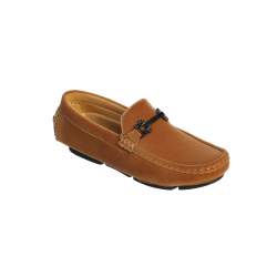 Fluwelen Loafers Camel