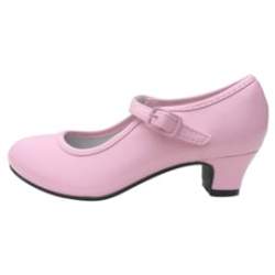 Roze schoen met hakje