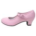 Roze schoen met hakje