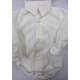 Baby overhemd romper ivoor