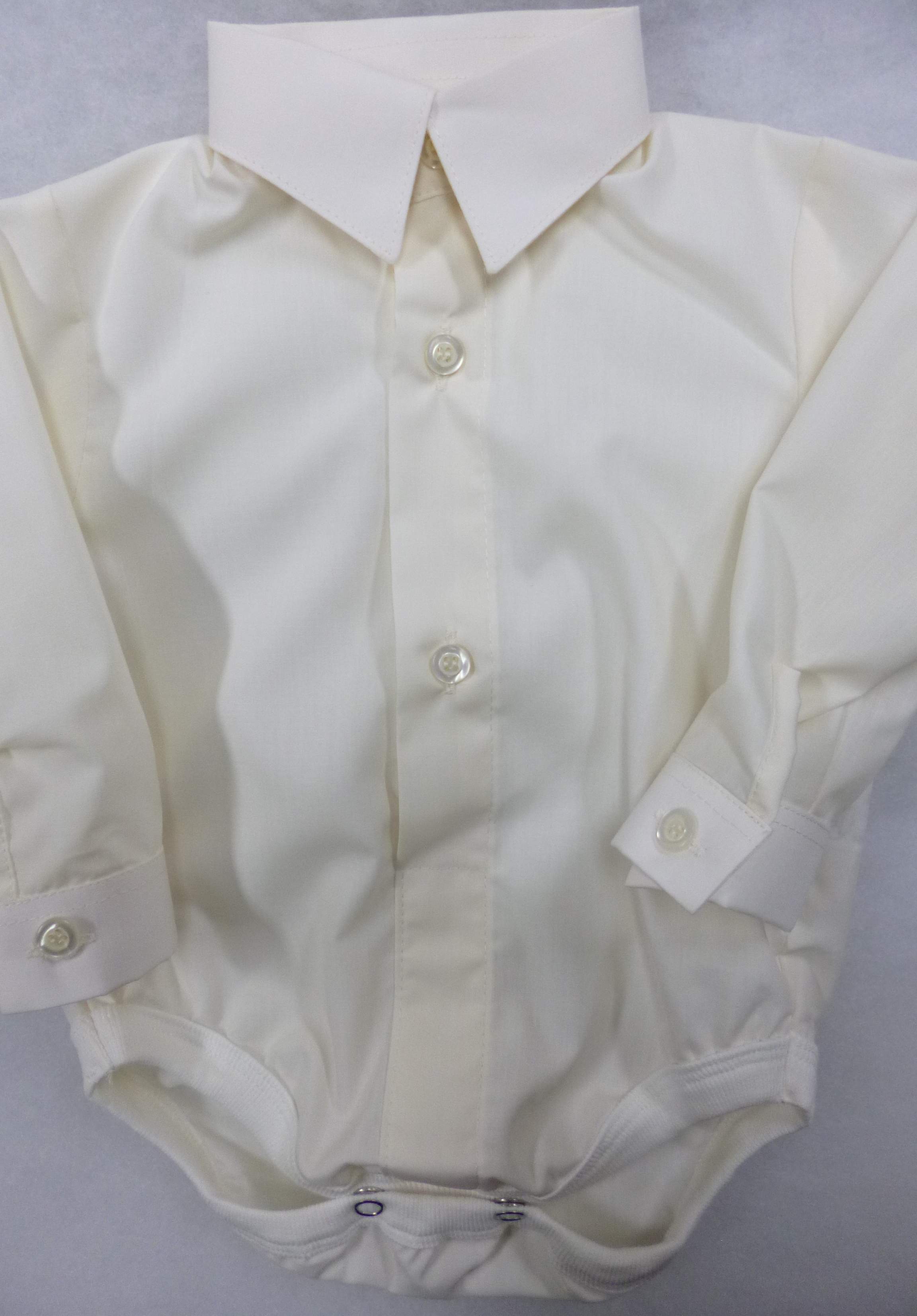 Enzovoorts zuiger technisch Baby overhemd romper ivoor - Stephanie's Bruidsmode - Kinderfeestkleding -  Bruidsstyling