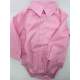 Baby overhemd romper roze