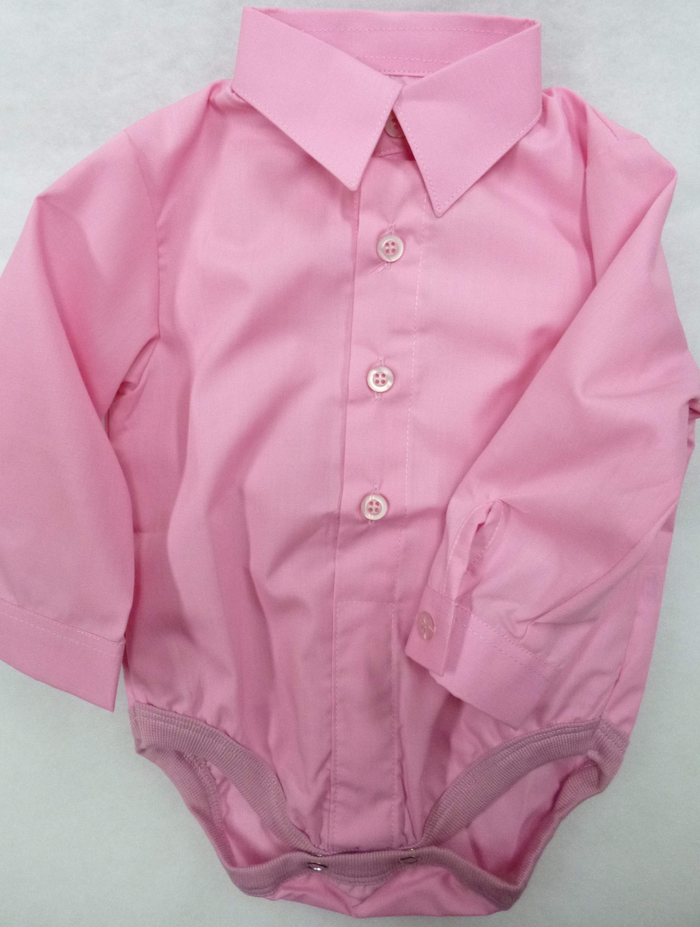 staal loyaliteit partij Baby overhemd romper roze - Stephanie's Bruidsmode - Kinderfeestkleding -  Bruidsstyling