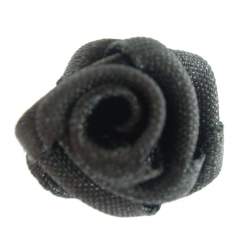 Haarbloem zwart 1,5 cm (5st.)