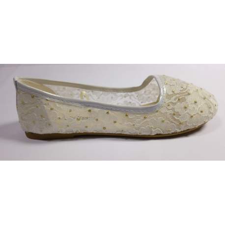 Kinder feestschoenen van kant