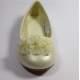 Kinder ballerina's met organza bloemen