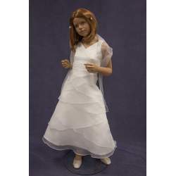 Bruidsmeisjes jurk Pam ivoor