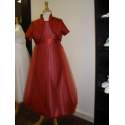 Bolero Lilly wijnrood korte mouw