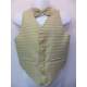 Jongensgilet goud/beige met strik