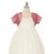 Fuchsia bolero met korte mouw