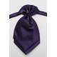Plastron donker paars satijn -21