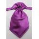 Plastron paars satijn 