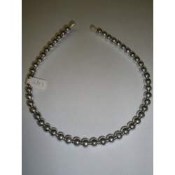 Diadeem met zilverkleurige parel 