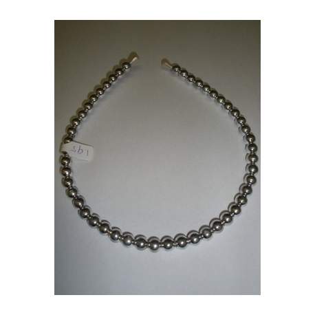 Diadeem met zilverkleurige parel 