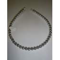Diadeem met zilverkleurige parel 