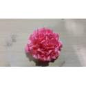 Rozet op clip fuchsia
