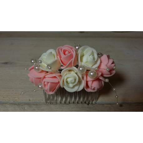 Kam met bloemen bu-5
