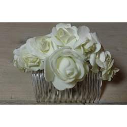 Kam met bloemen